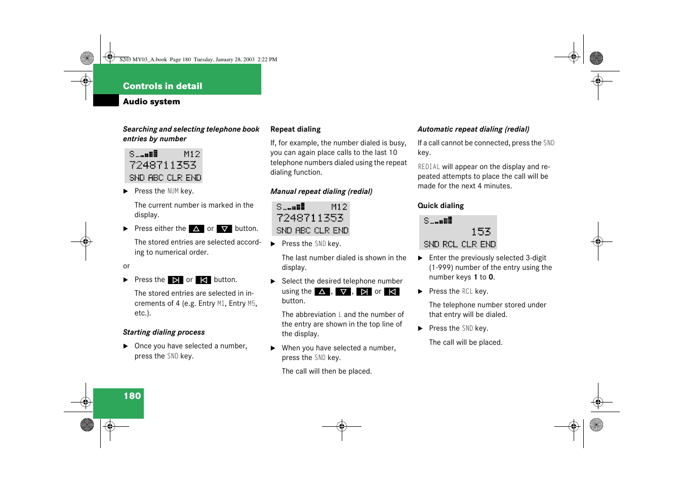 Mercedes-Benz 2003 C 240 4MATIC User Manual | Page 174 / 370