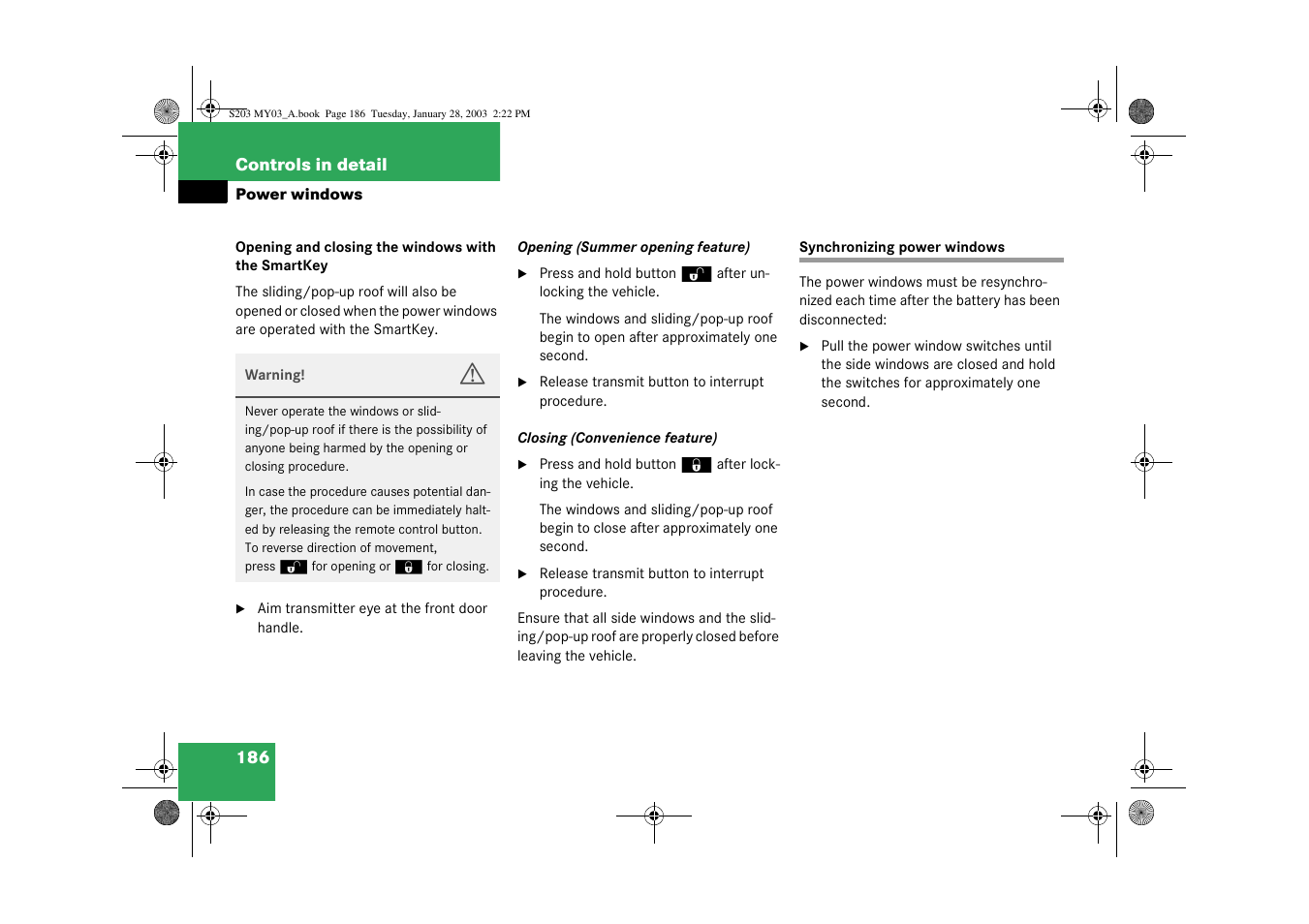 Mercedes-Benz 2003 C 240 4MATIC User Manual | Page 180 / 370