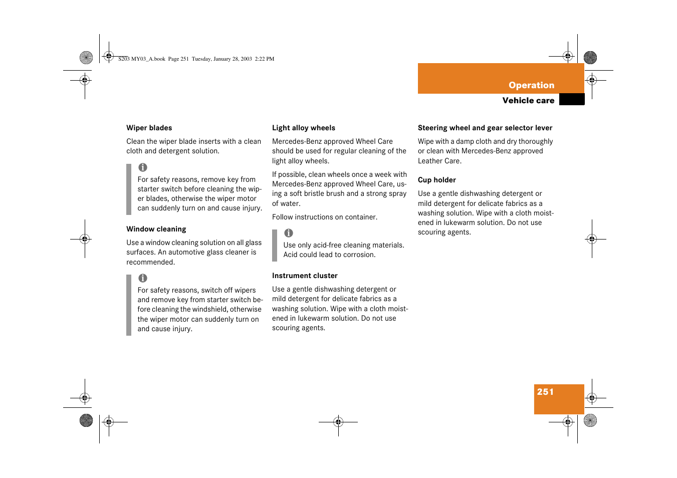 Mercedes-Benz 2003 C 240 4MATIC User Manual | Page 245 / 370