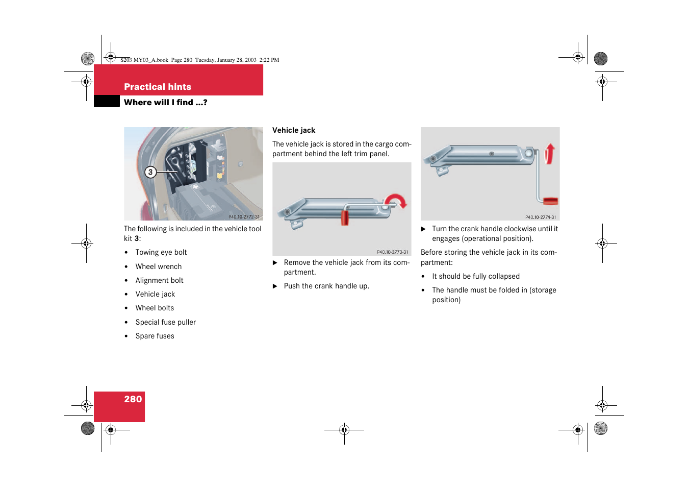 Mercedes-Benz 2003 C 240 4MATIC User Manual | Page 274 / 370