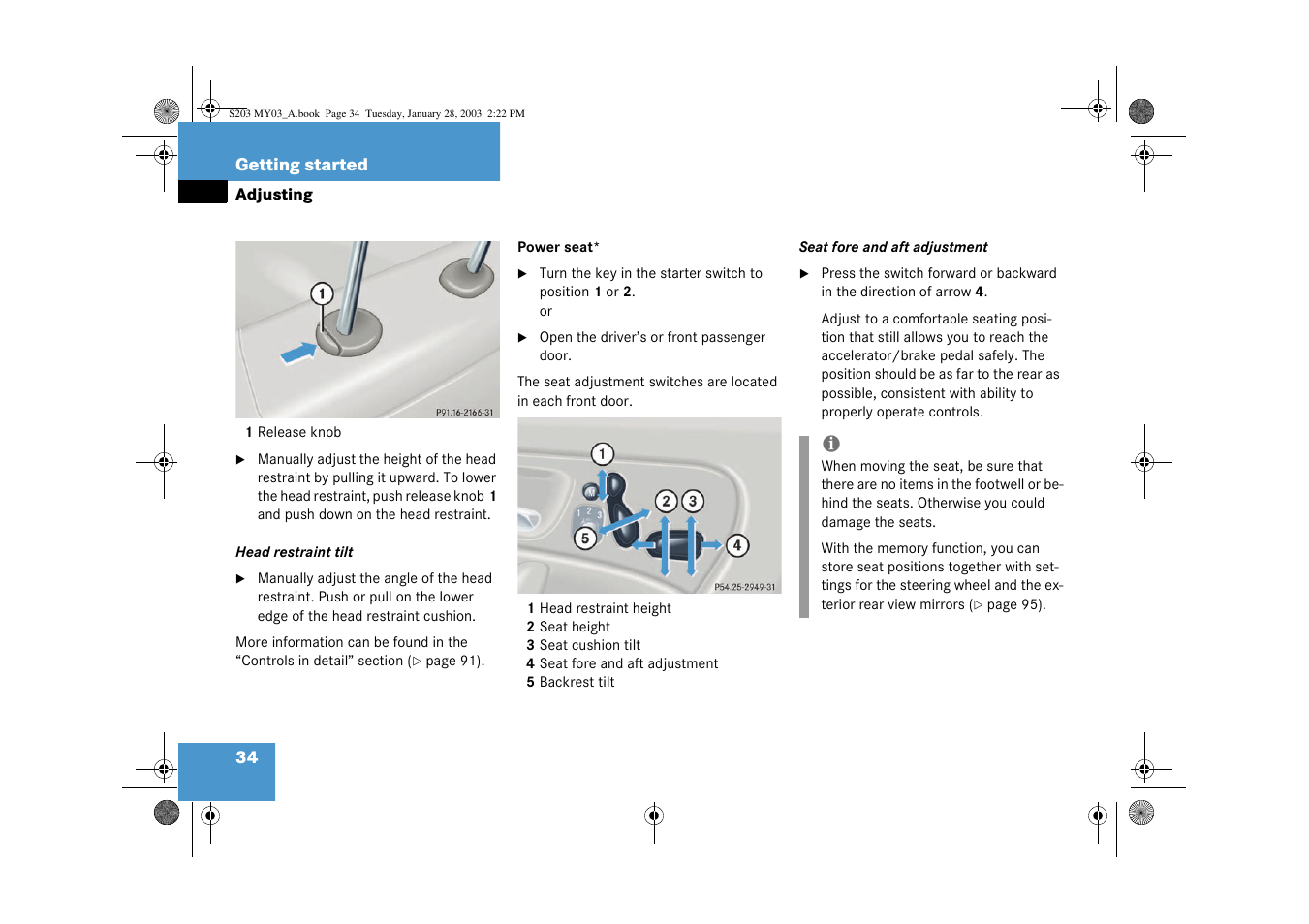Mercedes-Benz 2003 C 240 4MATIC User Manual | Page 28 / 370