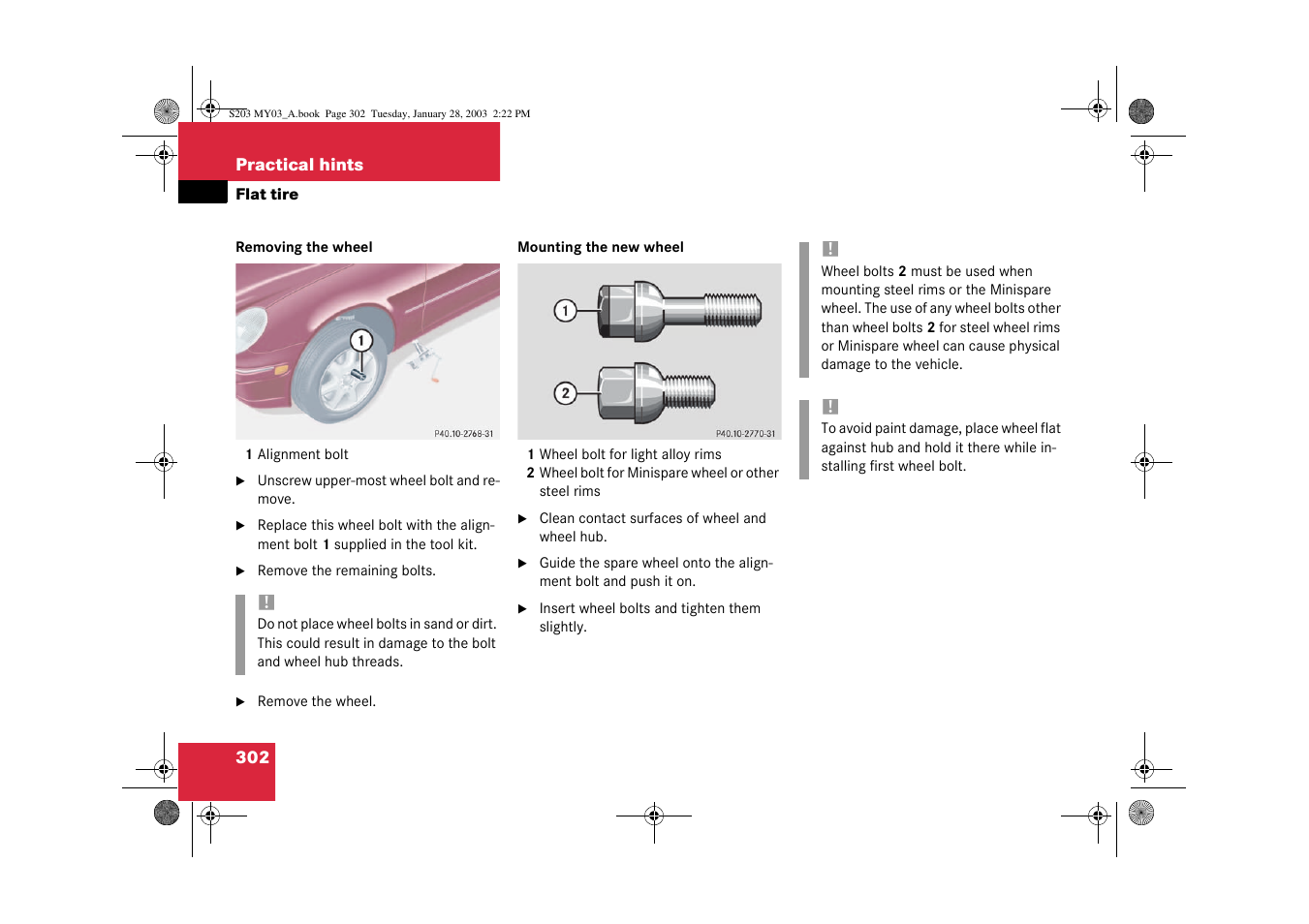 Mercedes-Benz 2003 C 240 4MATIC User Manual | Page 296 / 370