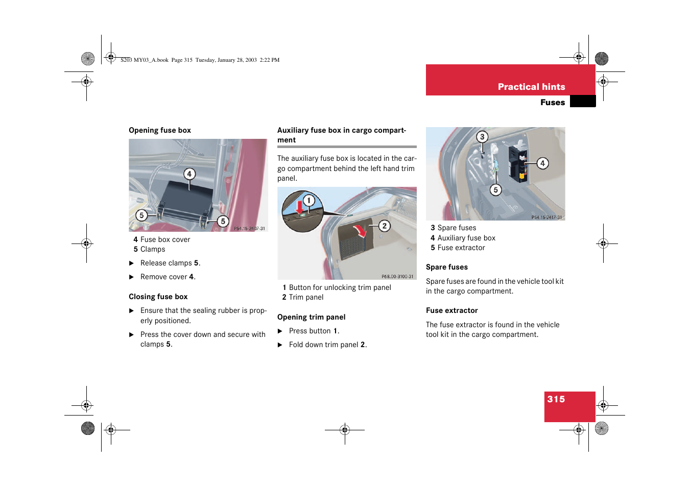 Mercedes-Benz 2003 C 240 4MATIC User Manual | Page 309 / 370