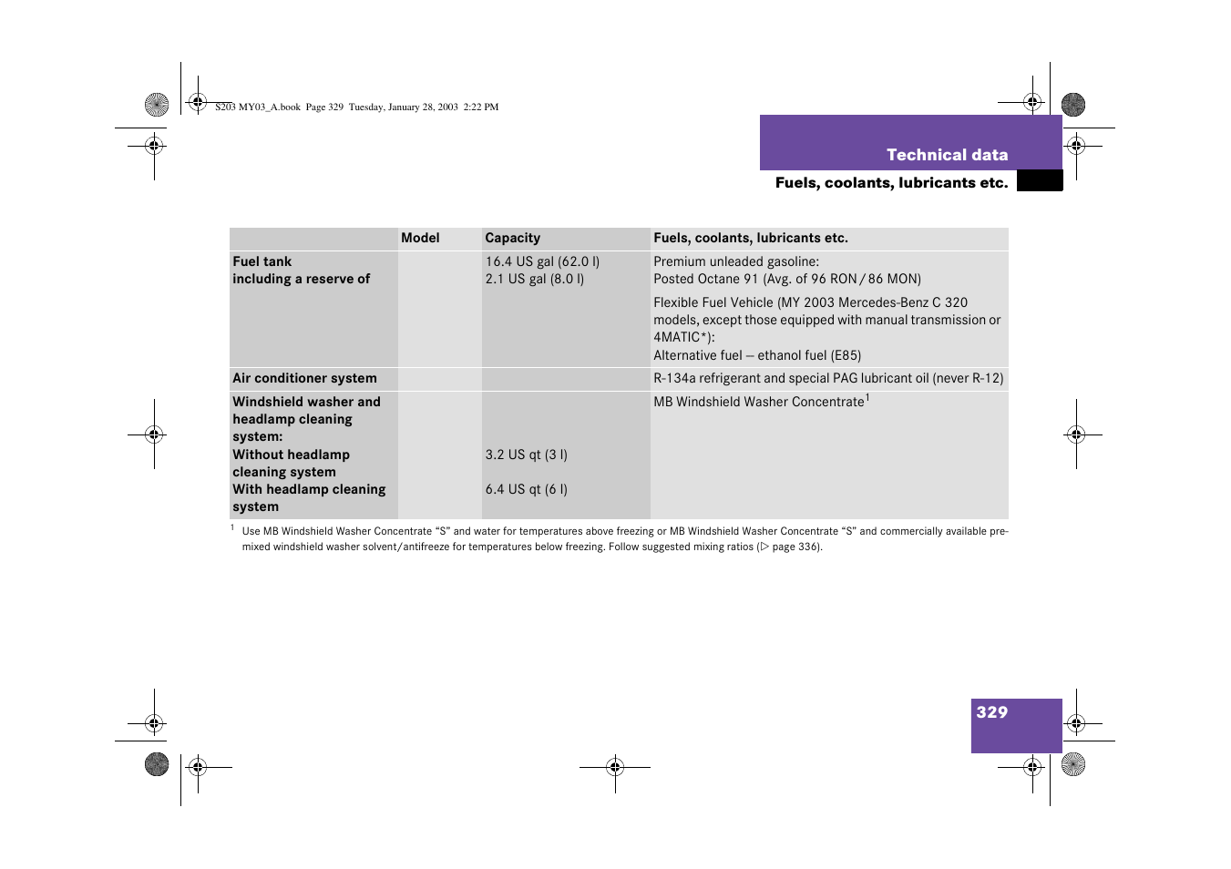 Mercedes-Benz 2003 C 240 4MATIC User Manual | Page 323 / 370