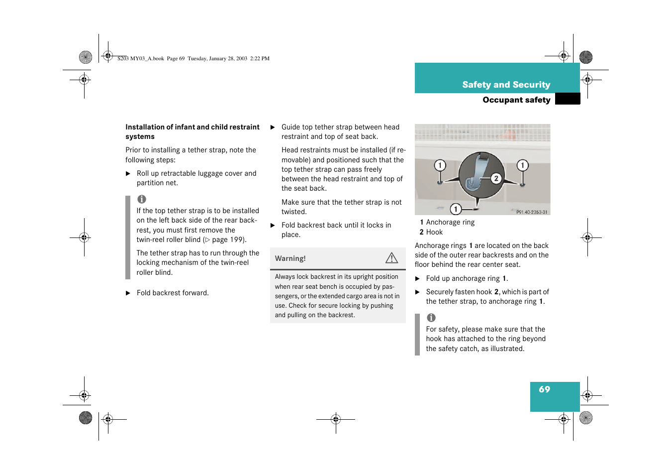 Mercedes-Benz 2003 C 240 4MATIC User Manual | Page 63 / 370