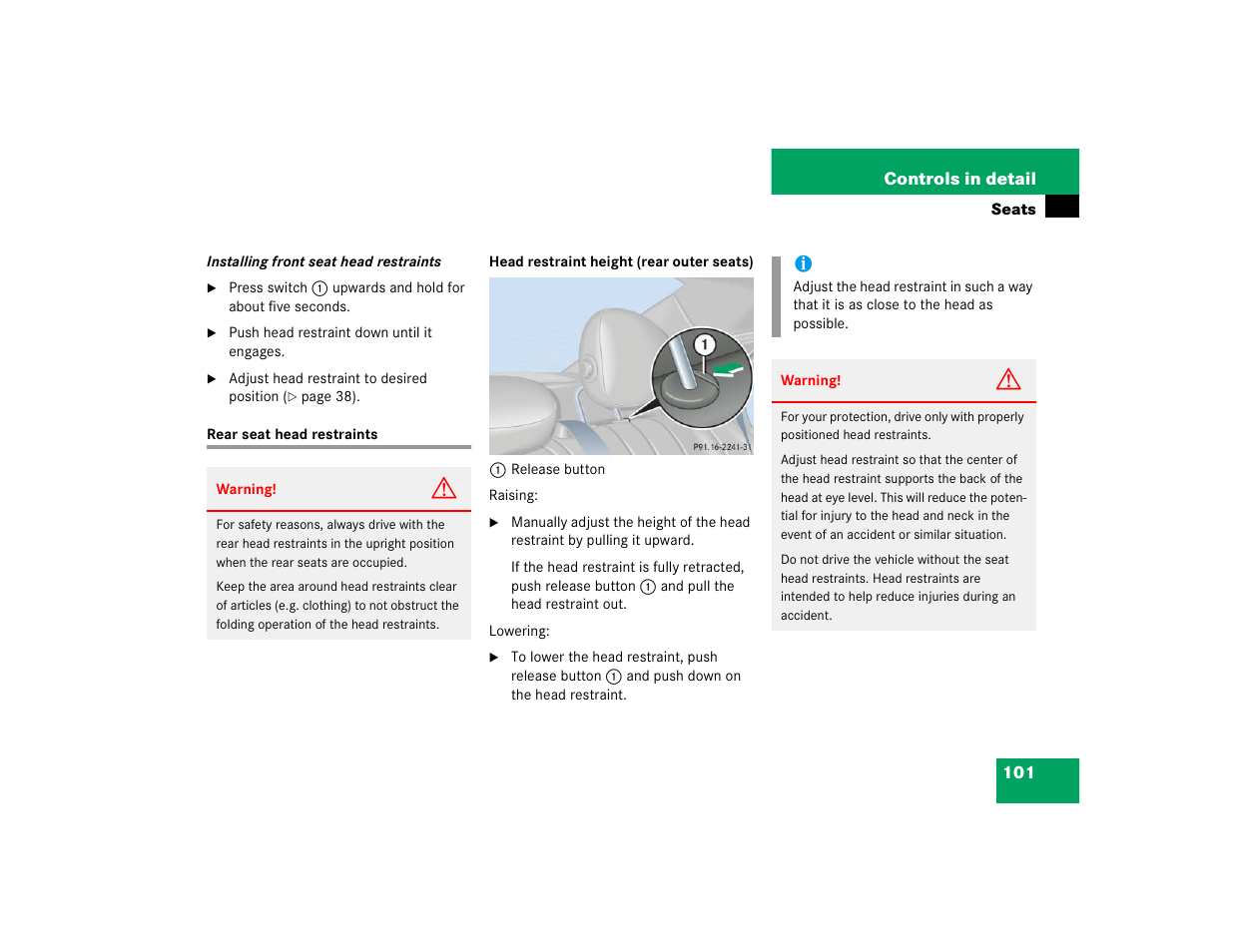 Mercedes-Benz pmn User Manual | Page 103 / 442