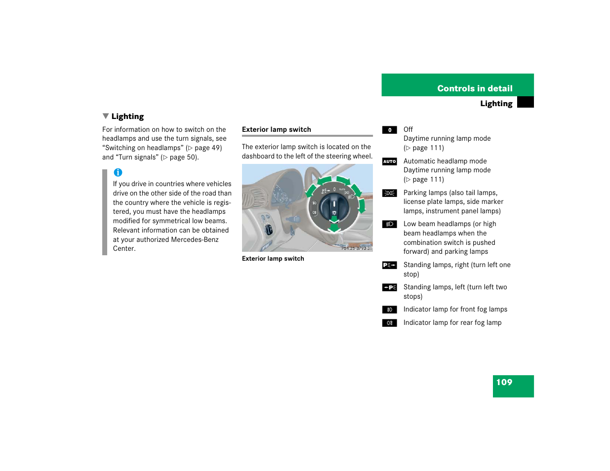 Mercedes-Benz pmn User Manual | Page 111 / 442