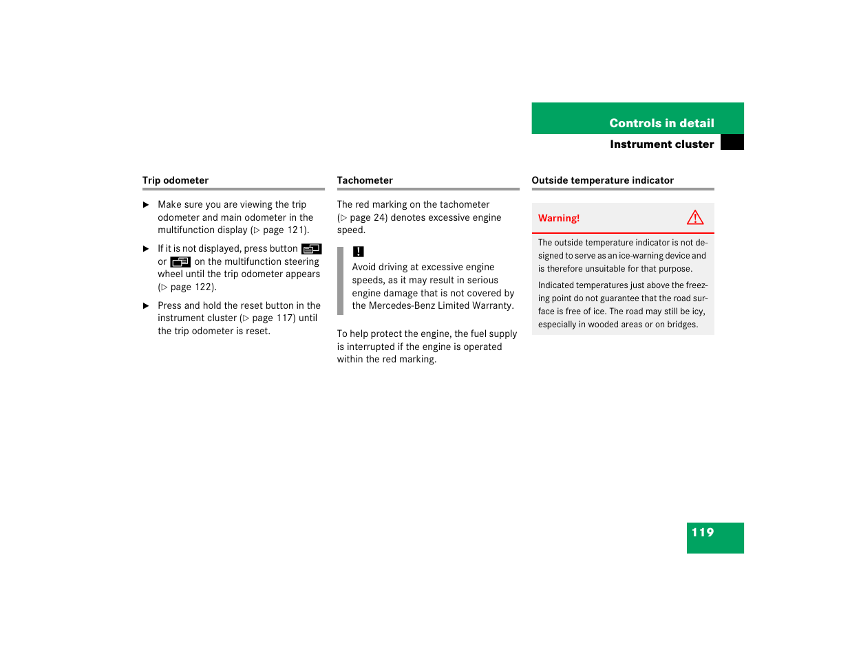 Mercedes-Benz pmn User Manual | Page 121 / 442