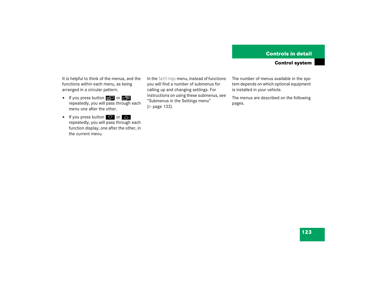 Mercedes-Benz pmn User Manual | Page 125 / 442
