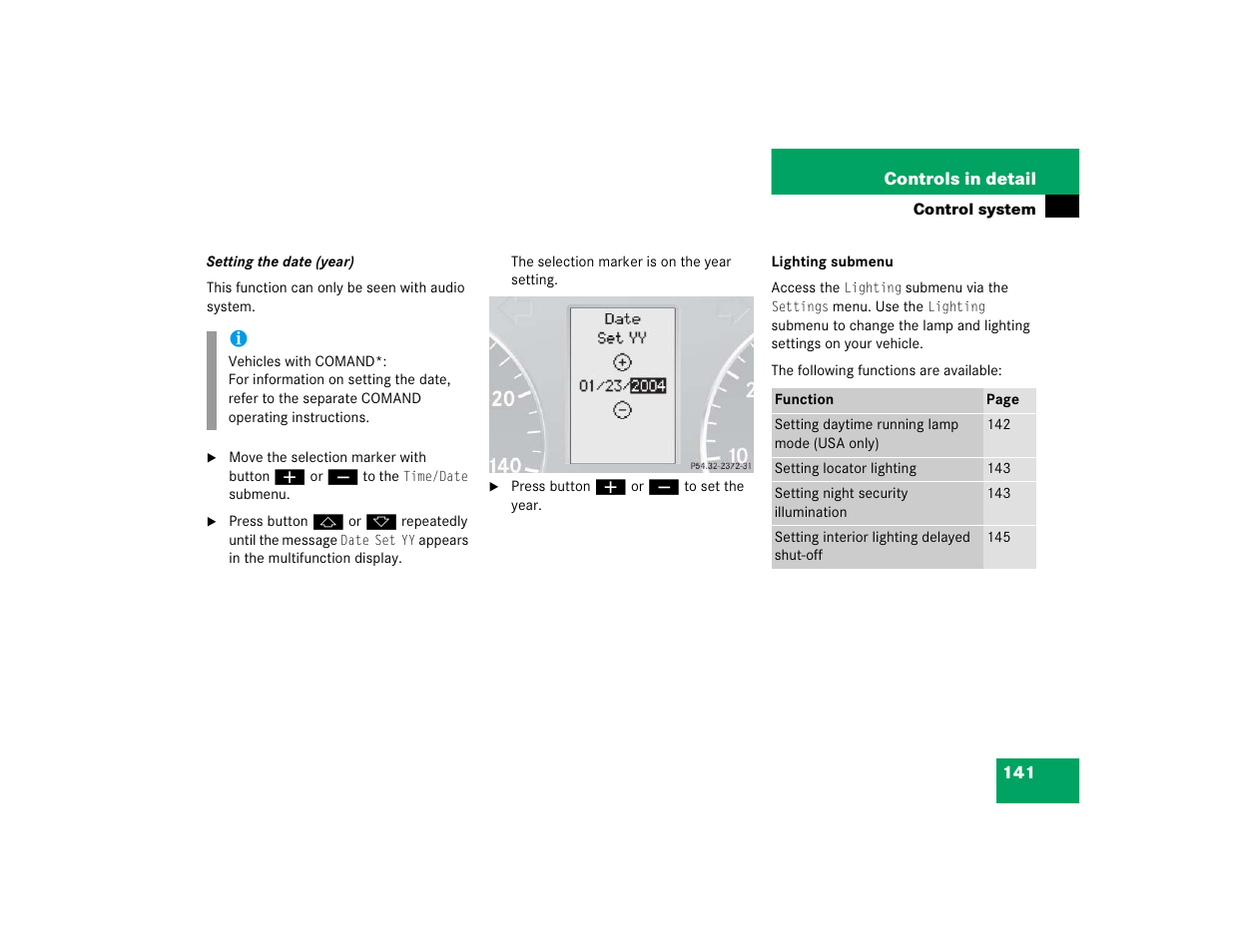 Mercedes-Benz pmn User Manual | Page 143 / 442
