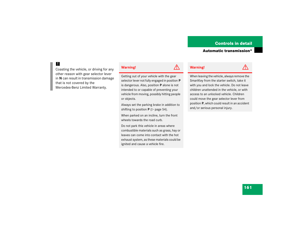 Mercedes-Benz pmn User Manual | Page 163 / 442