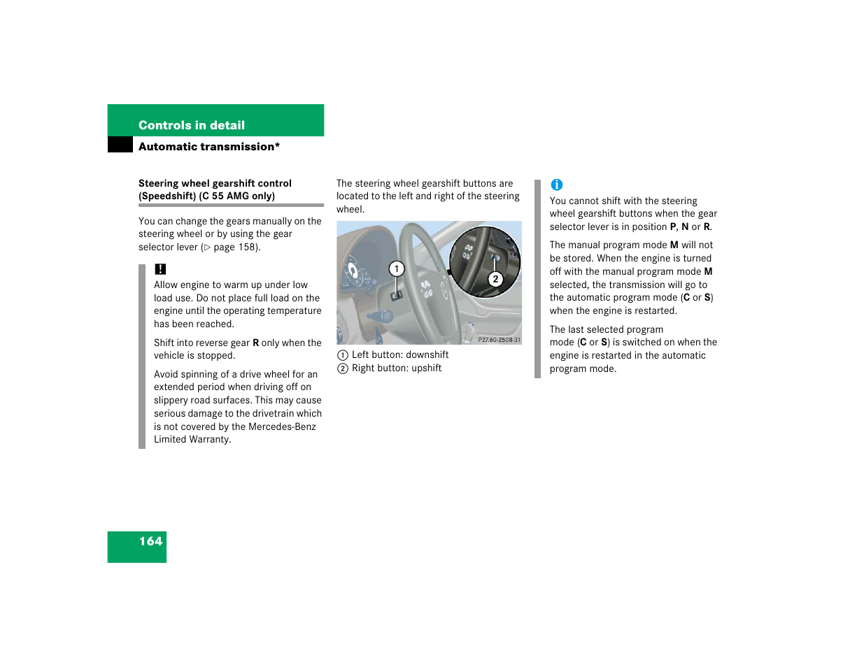 Mercedes-Benz pmn User Manual | Page 166 / 442