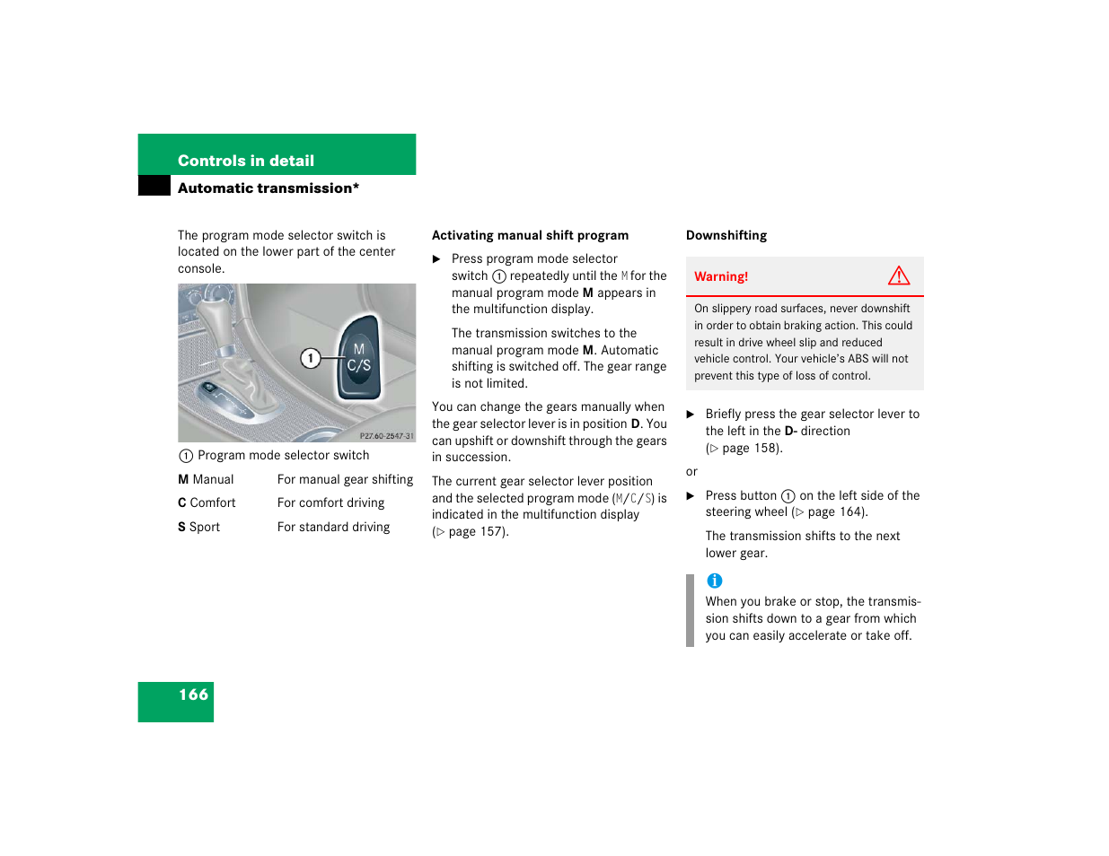 Mercedes-Benz pmn User Manual | Page 168 / 442