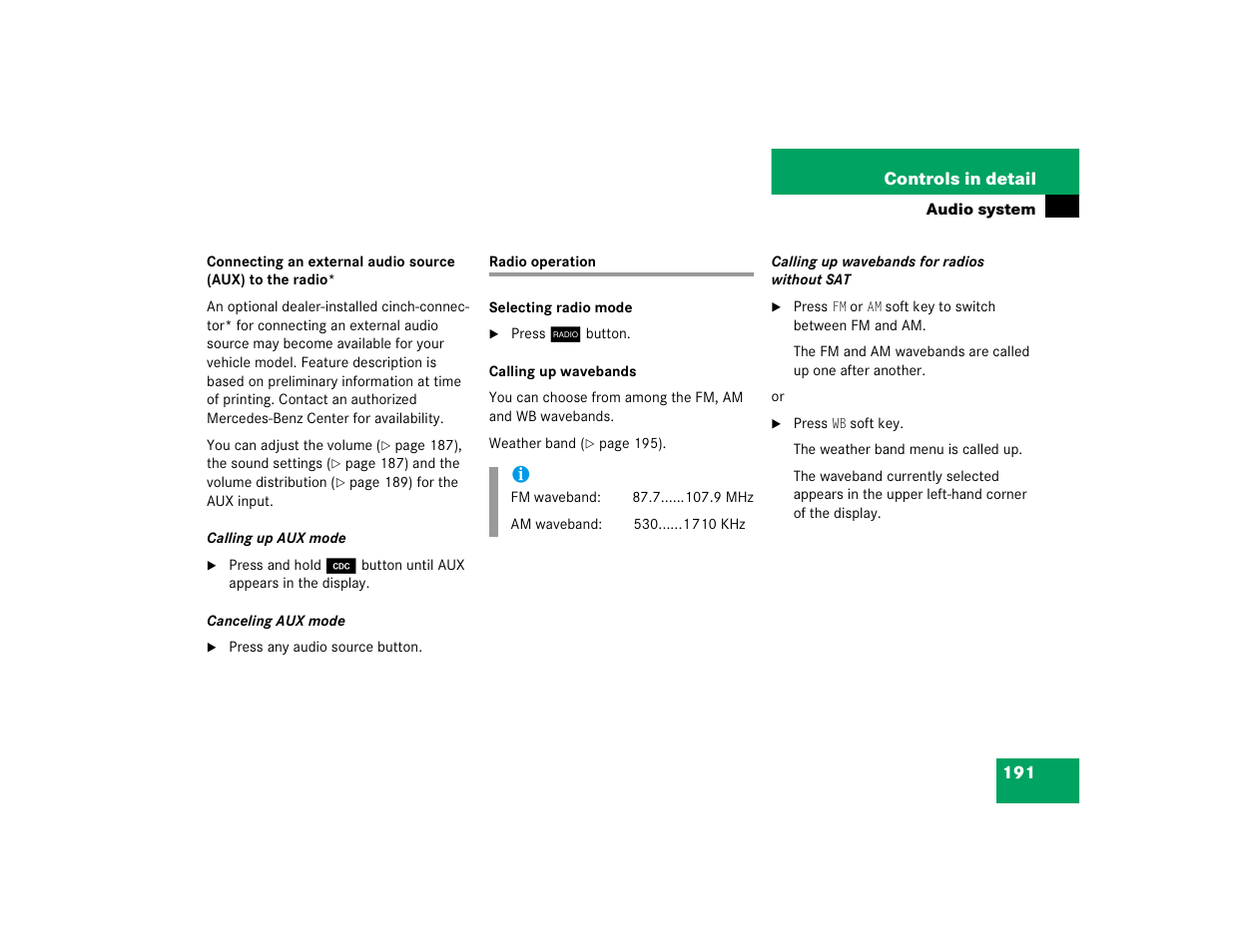 Mercedes-Benz pmn User Manual | Page 193 / 442