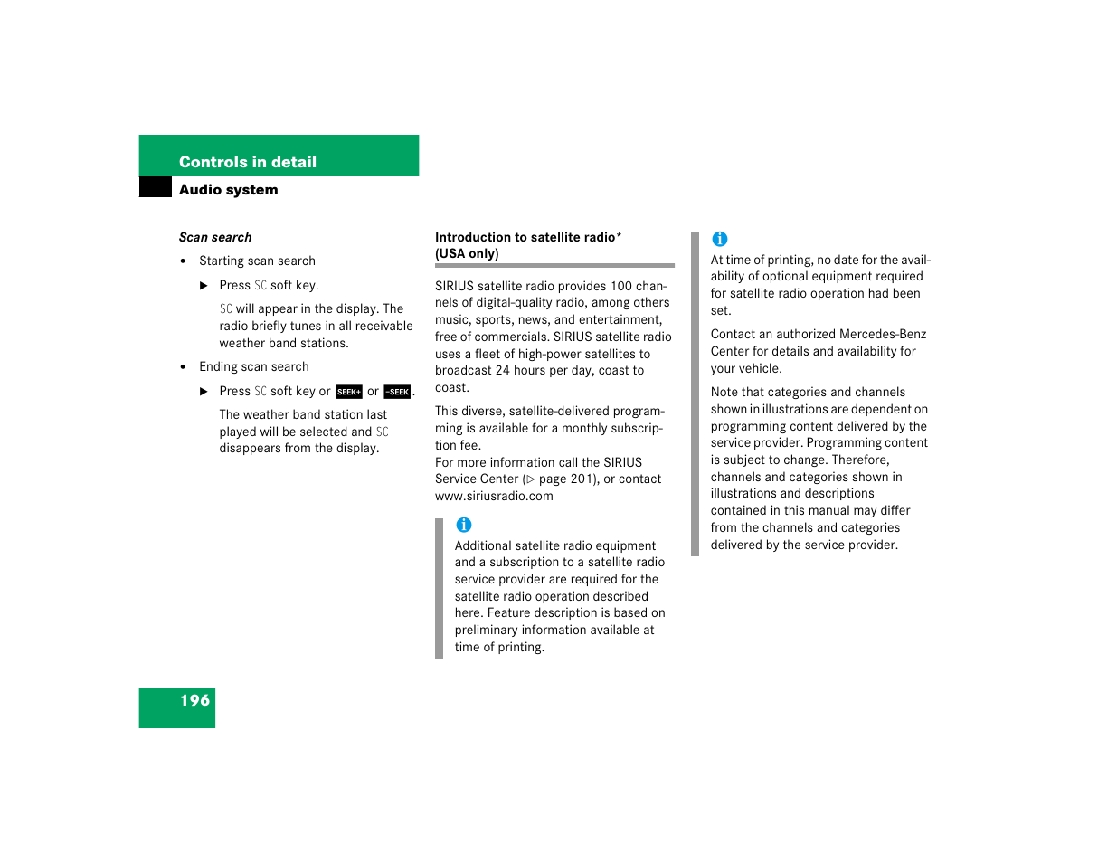 Mercedes-Benz pmn User Manual | Page 198 / 442