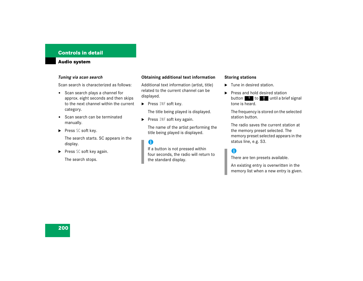 Mercedes-Benz pmn User Manual | Page 202 / 442