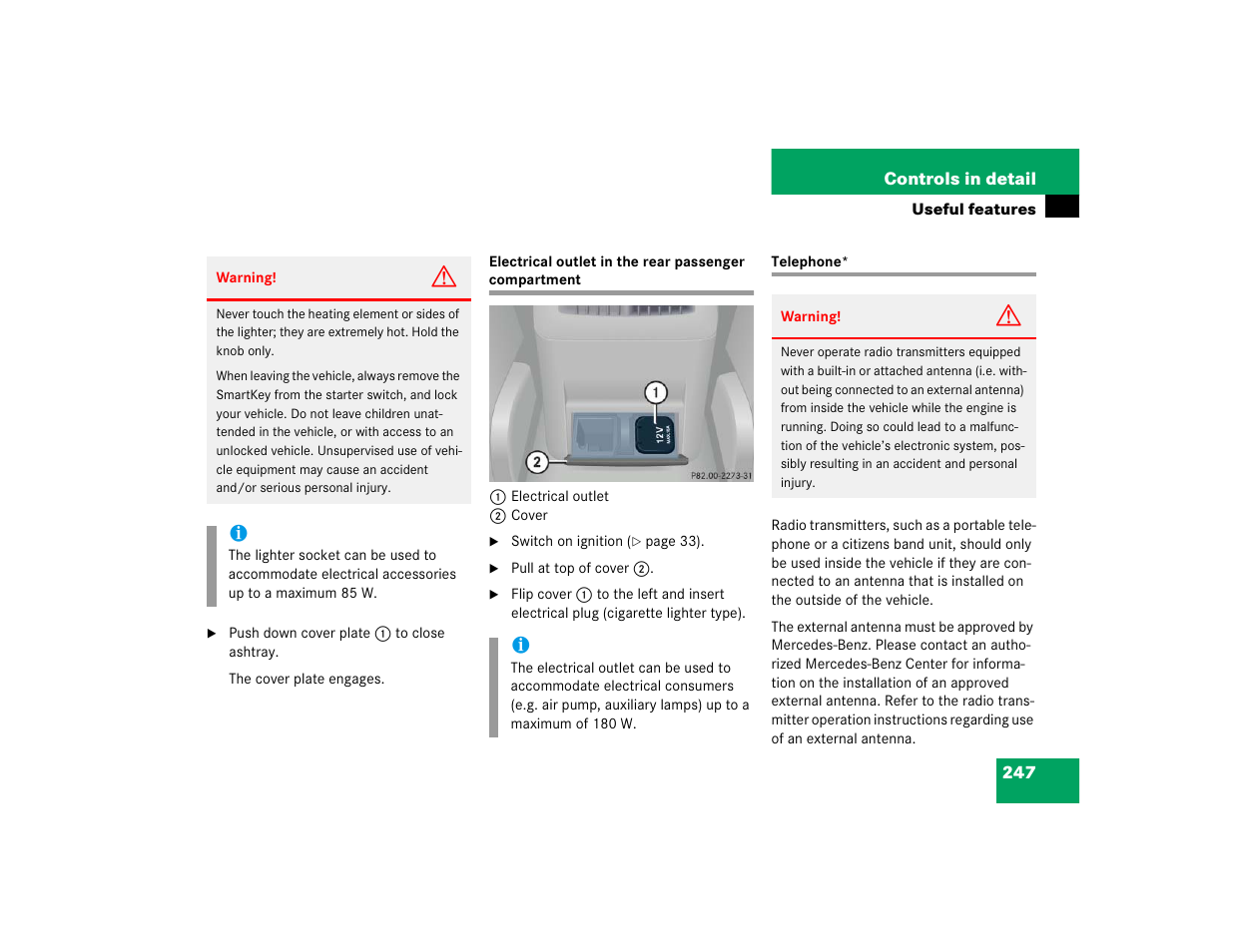 Mercedes-Benz pmn User Manual | Page 249 / 442