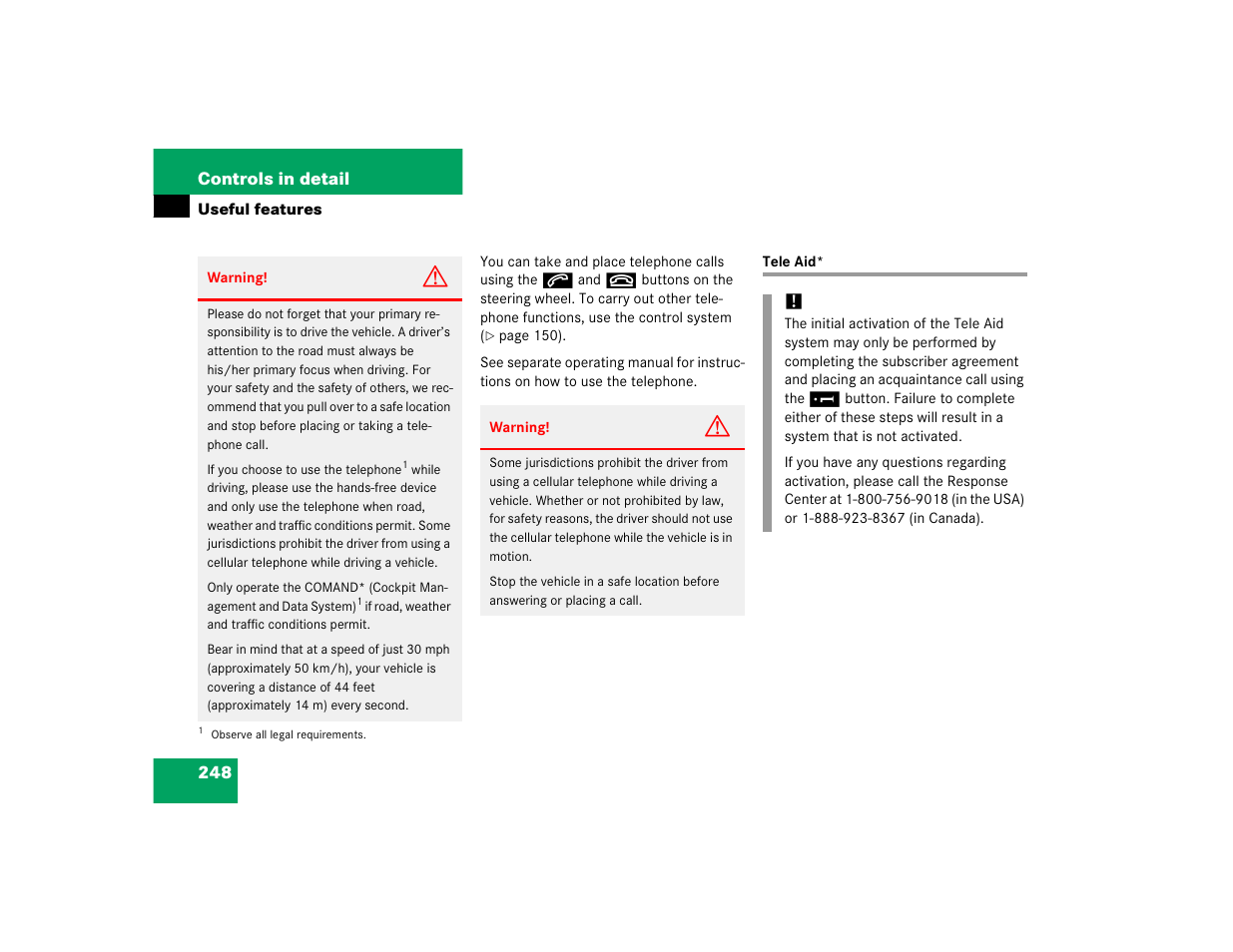 Mercedes-Benz pmn User Manual | Page 250 / 442