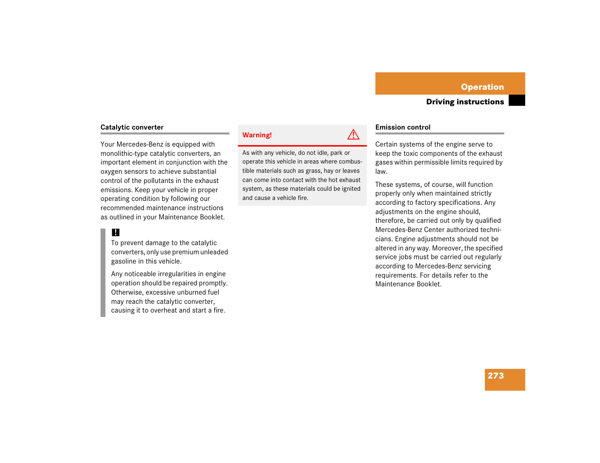 Mercedes-Benz pmn User Manual | Page 275 / 442