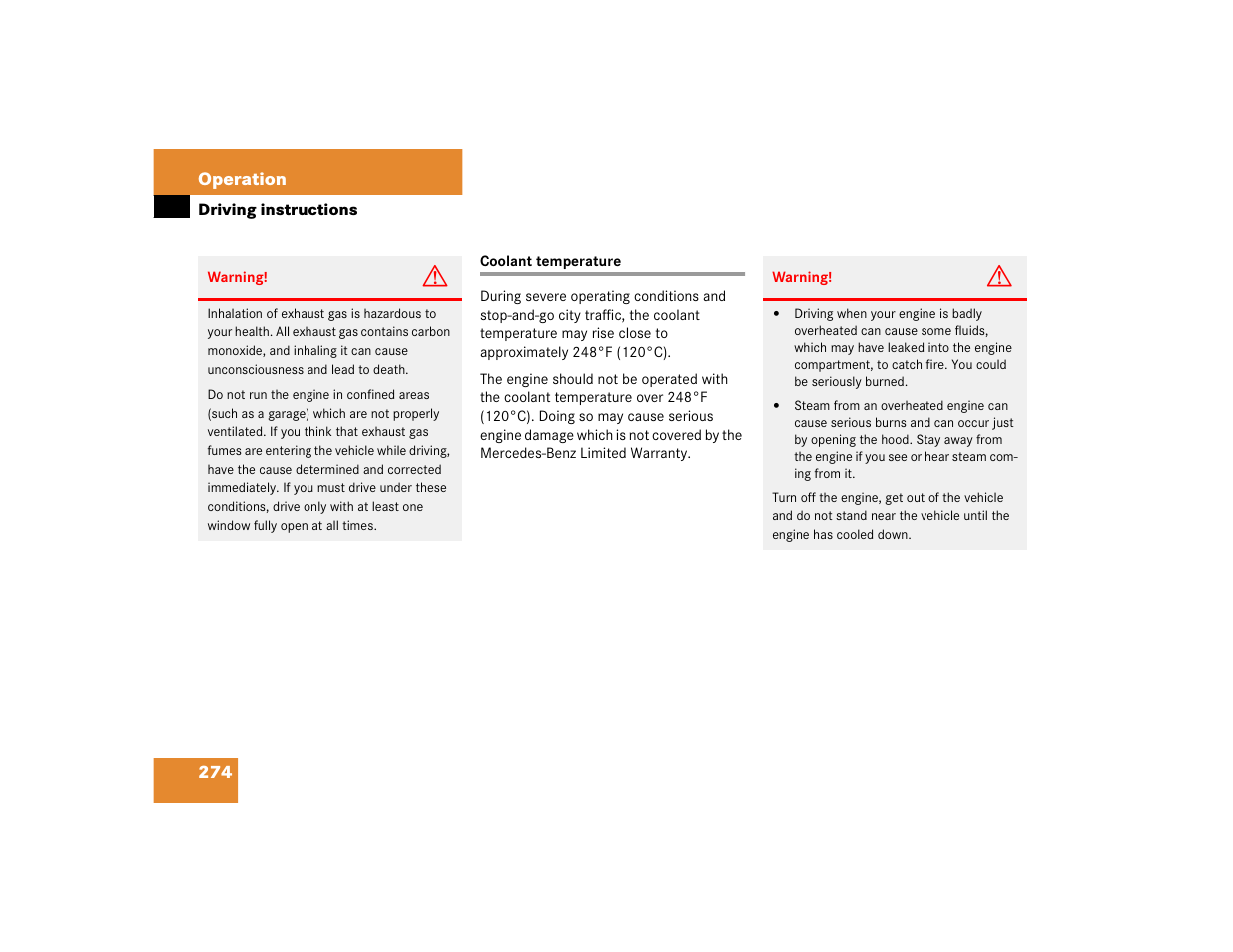 Mercedes-Benz pmn User Manual | Page 276 / 442