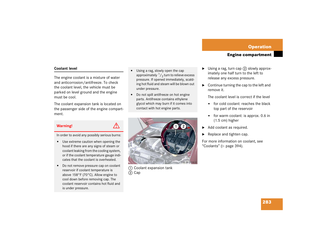 283 operation | Mercedes-Benz pmn User Manual | Page 285 / 442