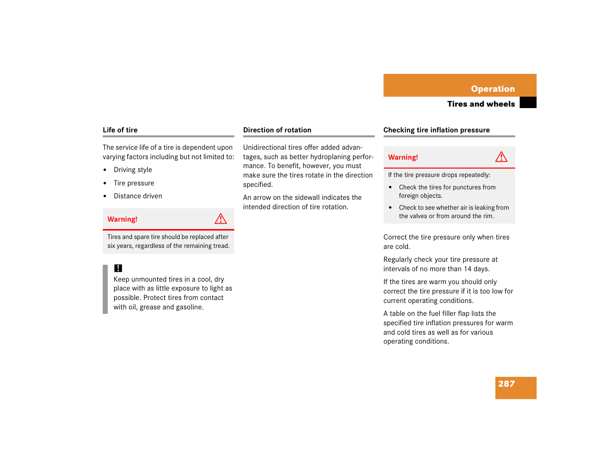 Mercedes-Benz pmn User Manual | Page 289 / 442
