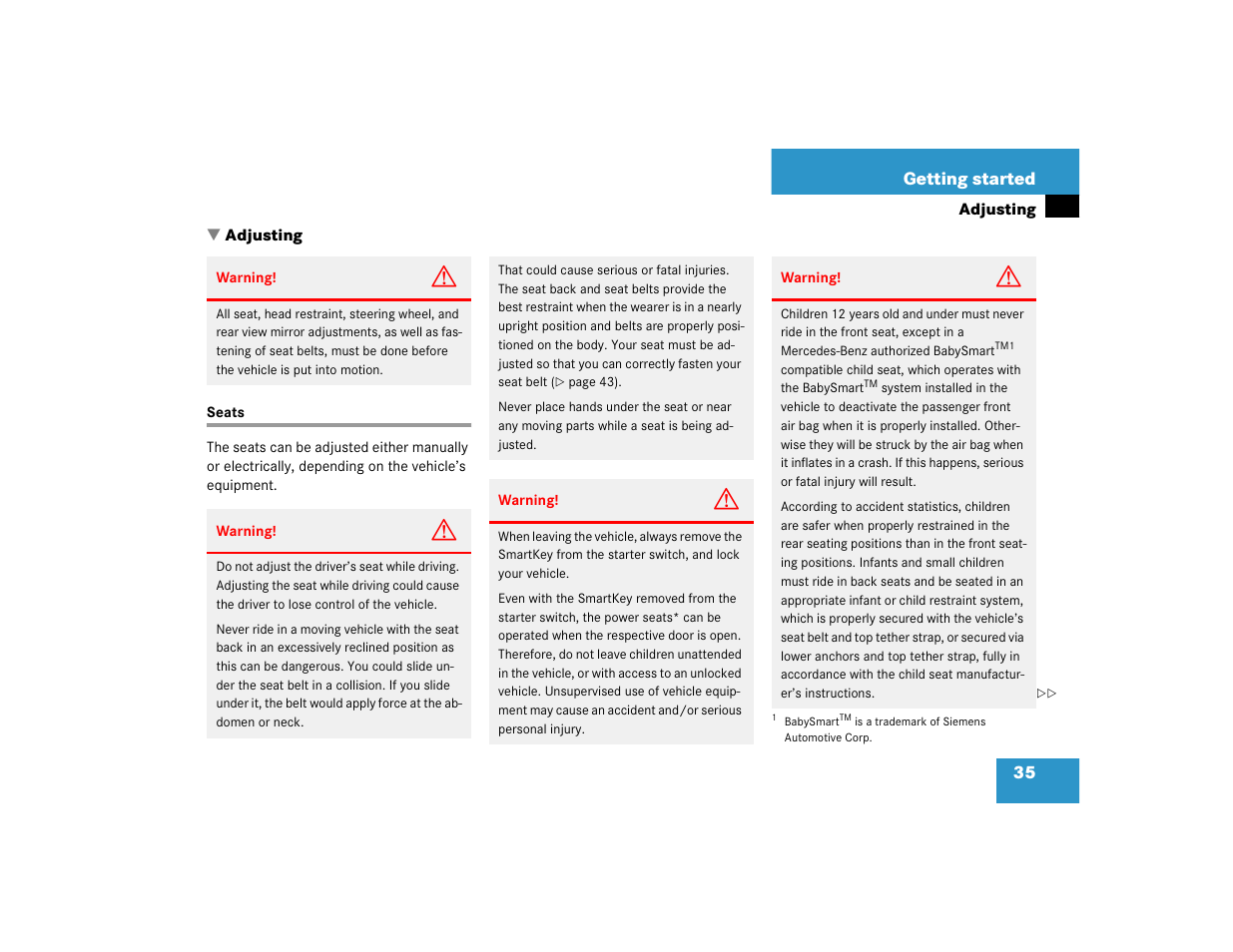 Mercedes-Benz pmn User Manual | Page 37 / 442