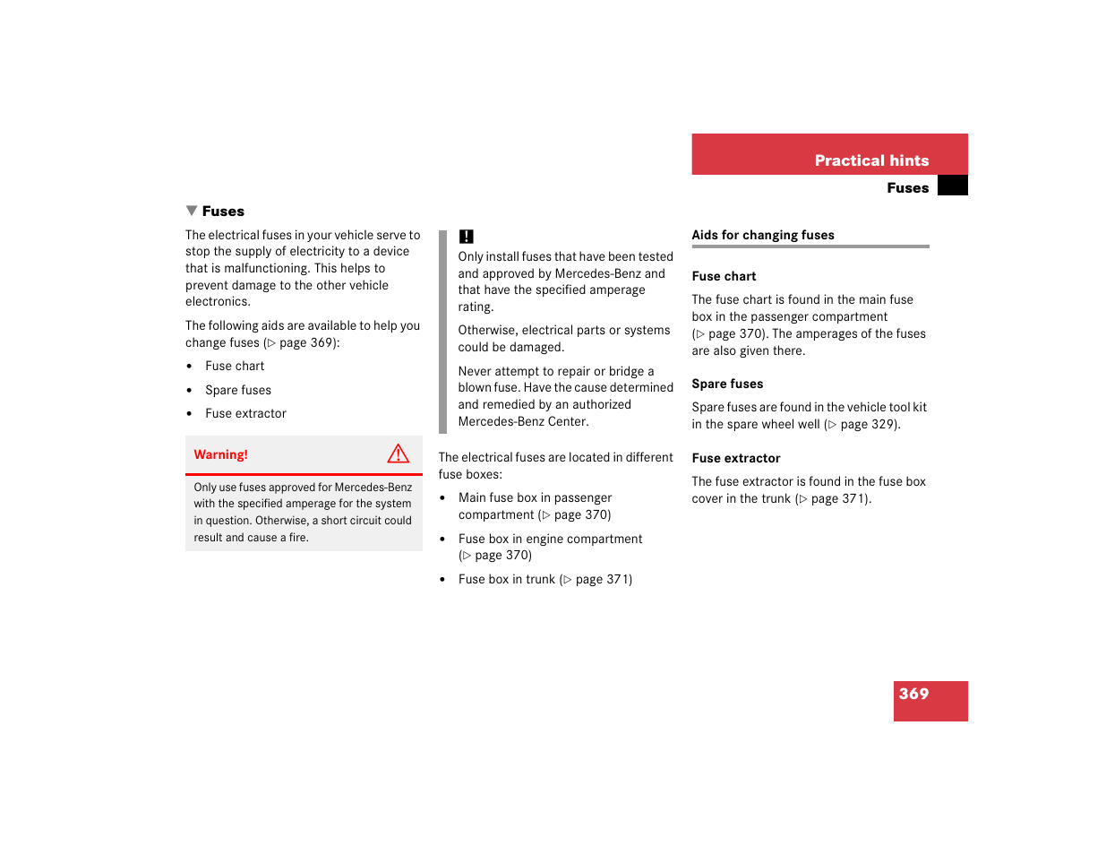 Mercedes-Benz pmn User Manual | Page 371 / 442