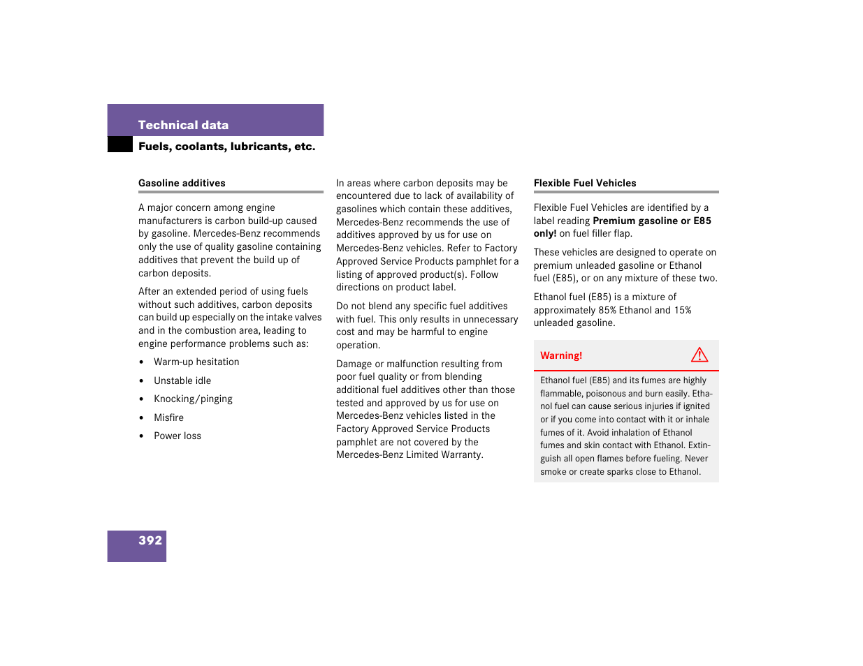 Mercedes-Benz pmn User Manual | Page 394 / 442
