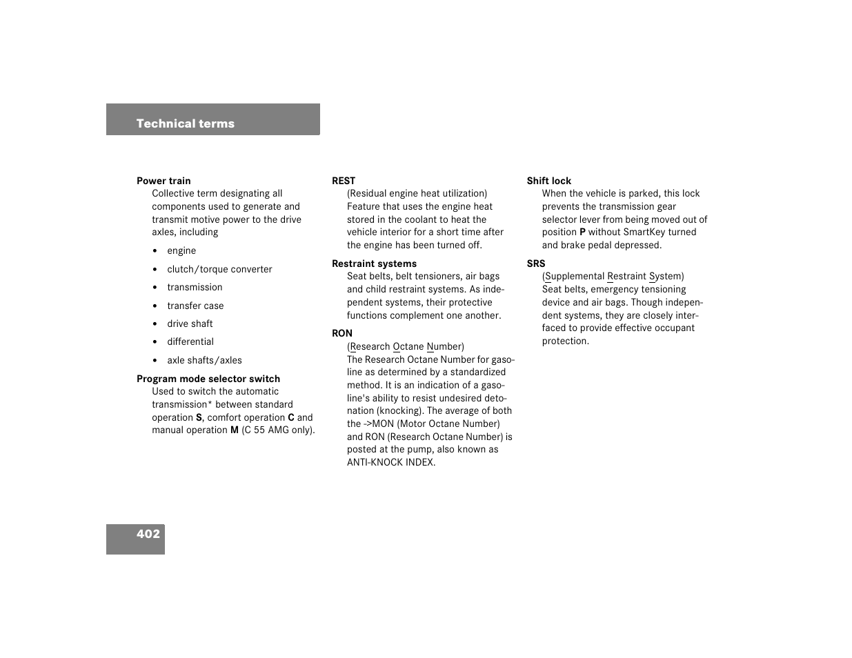 Mercedes-Benz pmn User Manual | Page 404 / 442