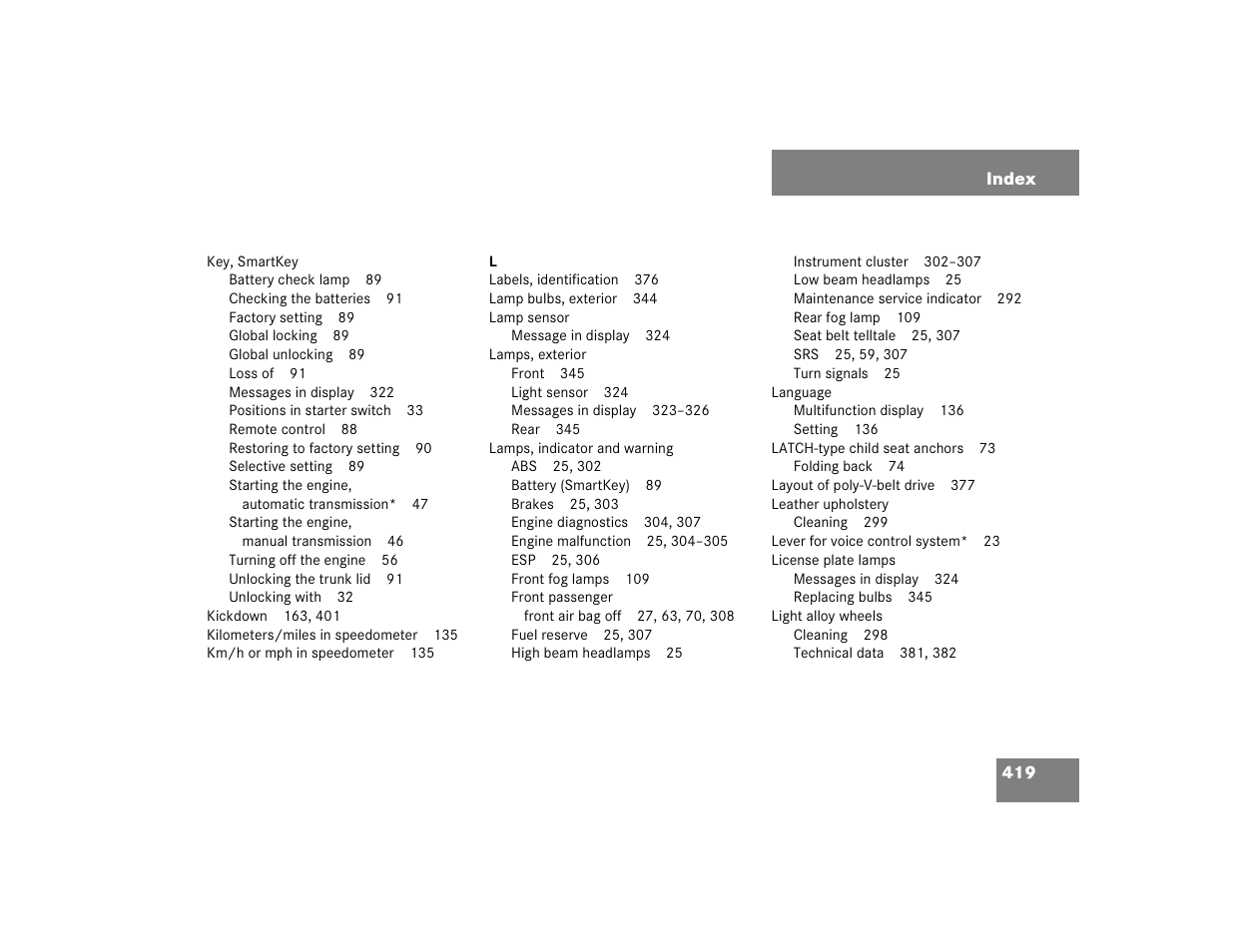 Mercedes-Benz pmn User Manual | Page 421 / 442