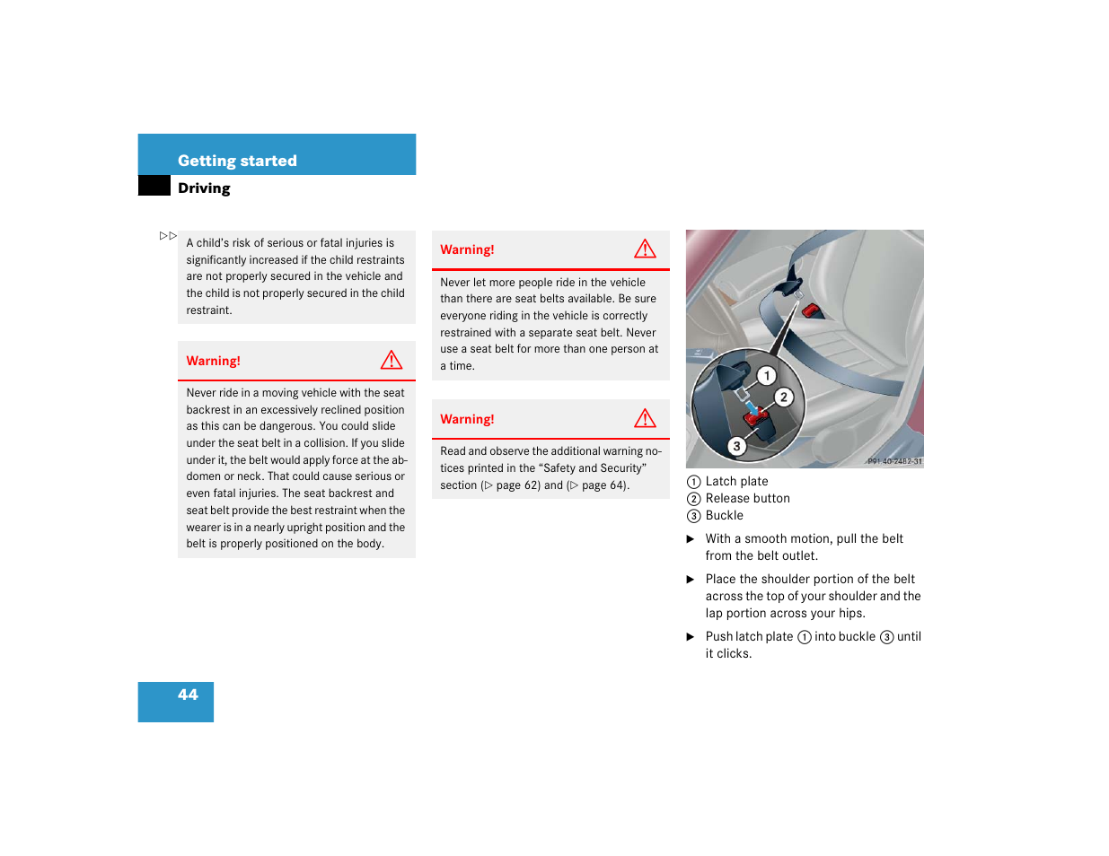 Mercedes-Benz pmn User Manual | Page 46 / 442