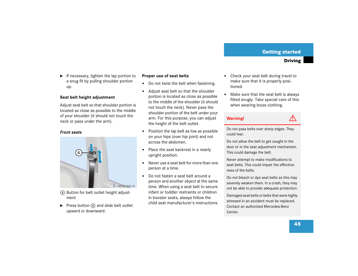 Mercedes-Benz pmn User Manual | Page 47 / 442