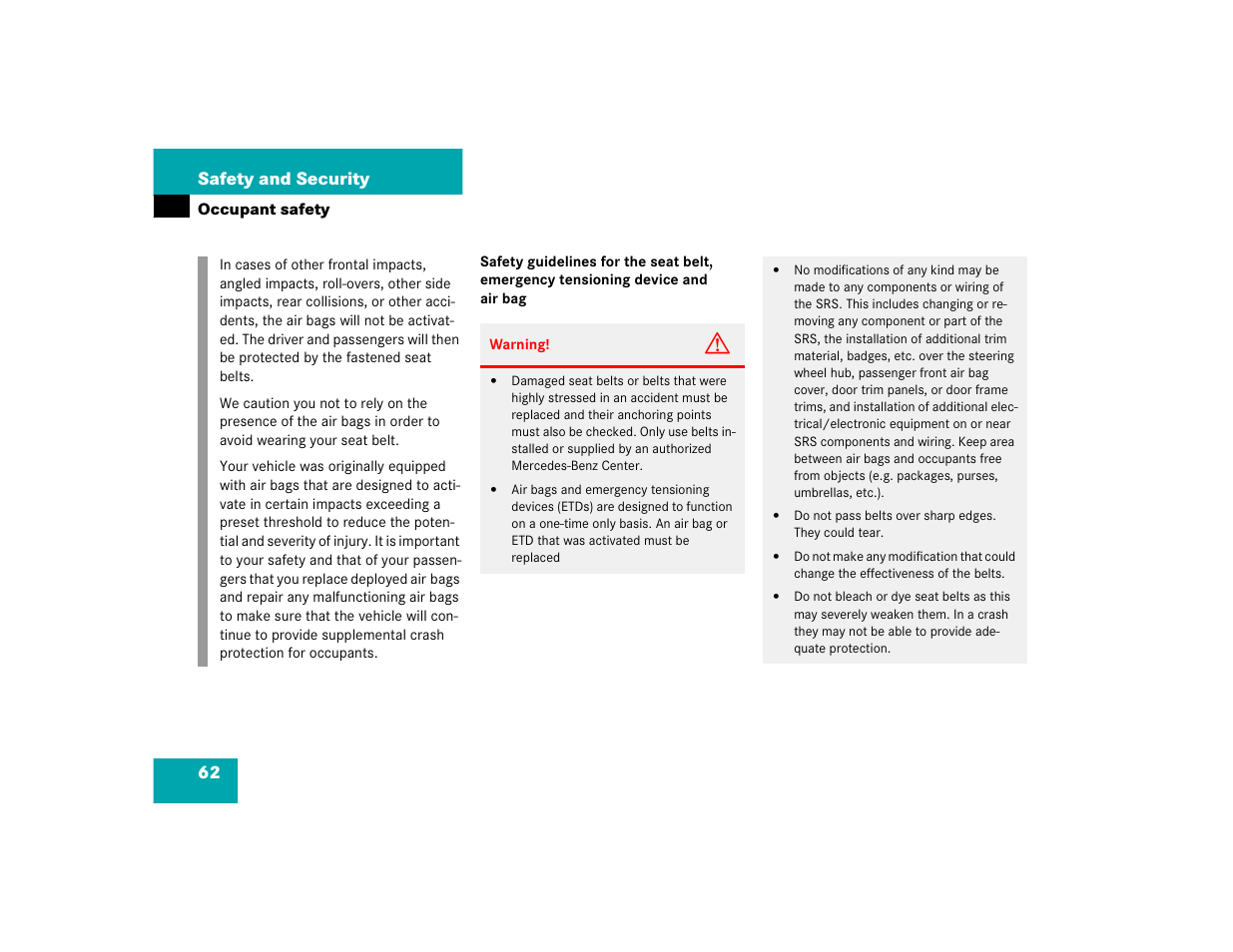 Mercedes-Benz pmn User Manual | Page 64 / 442