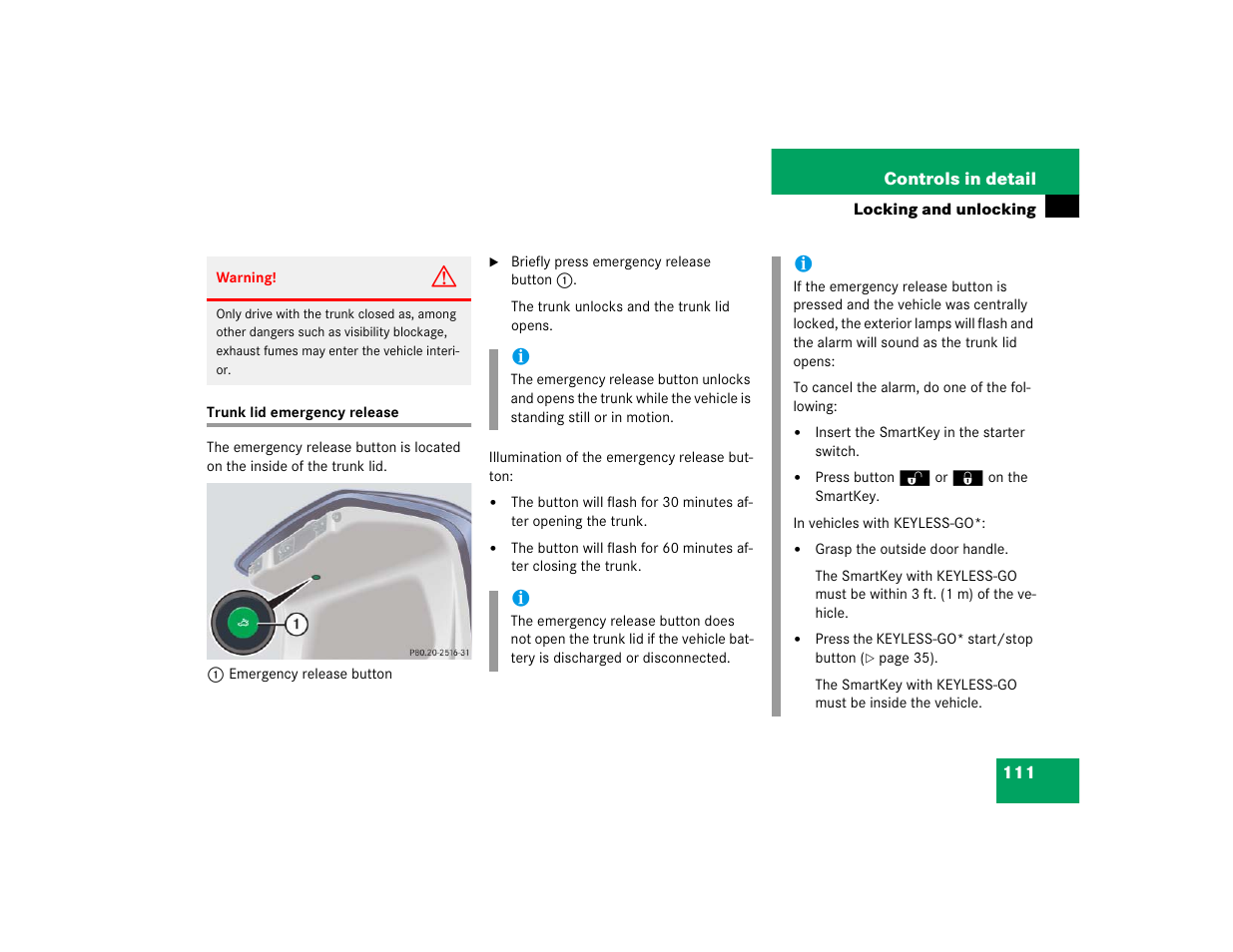 Mercedes-Benz S-Class User Manual | Page 113 / 474