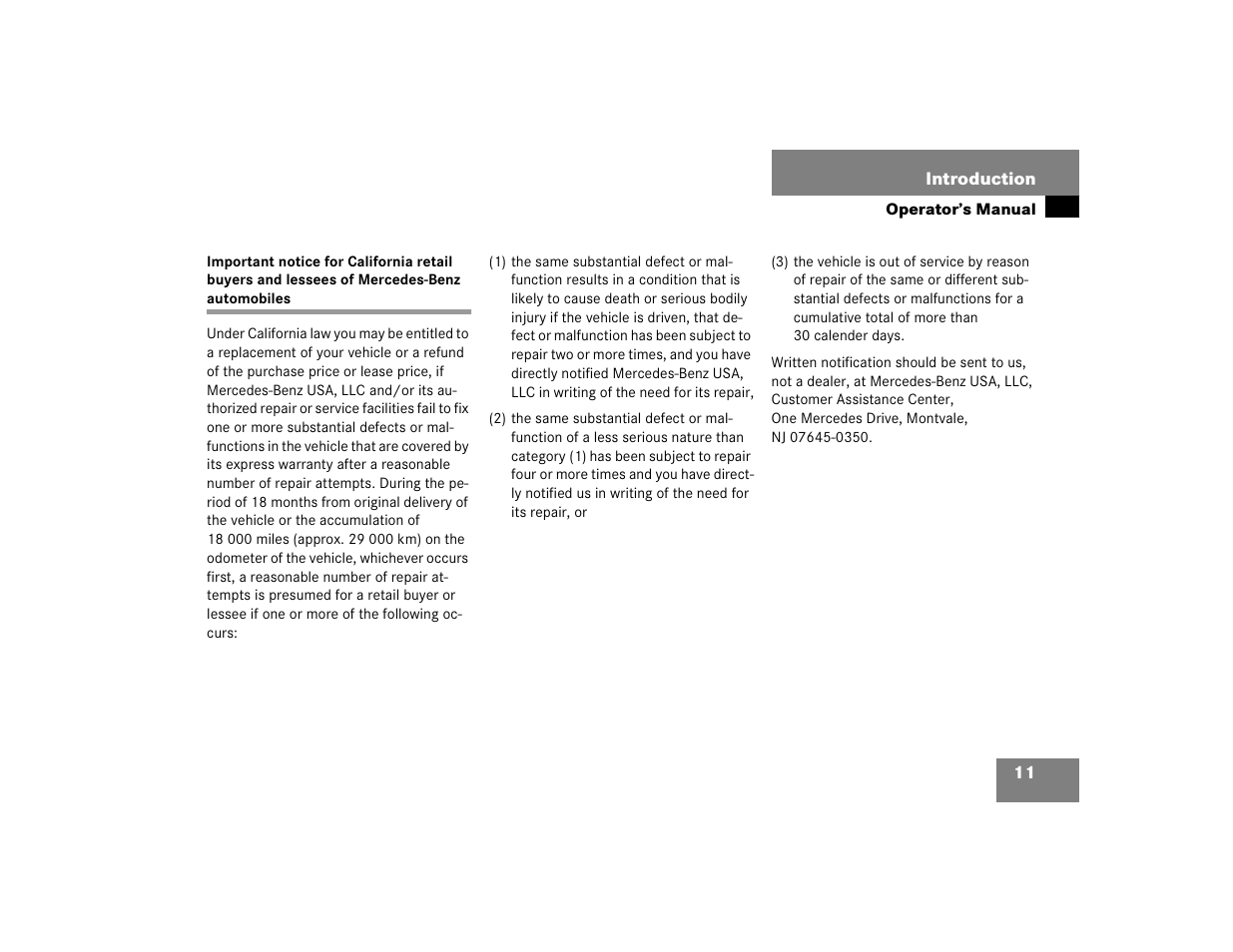 Mercedes-Benz S-Class User Manual | Page 13 / 474