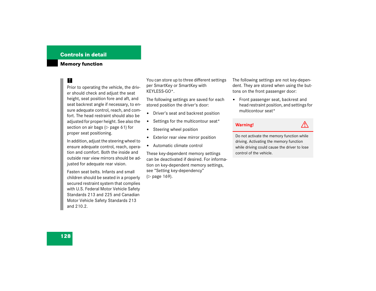 Mercedes-Benz S-Class User Manual | Page 130 / 474