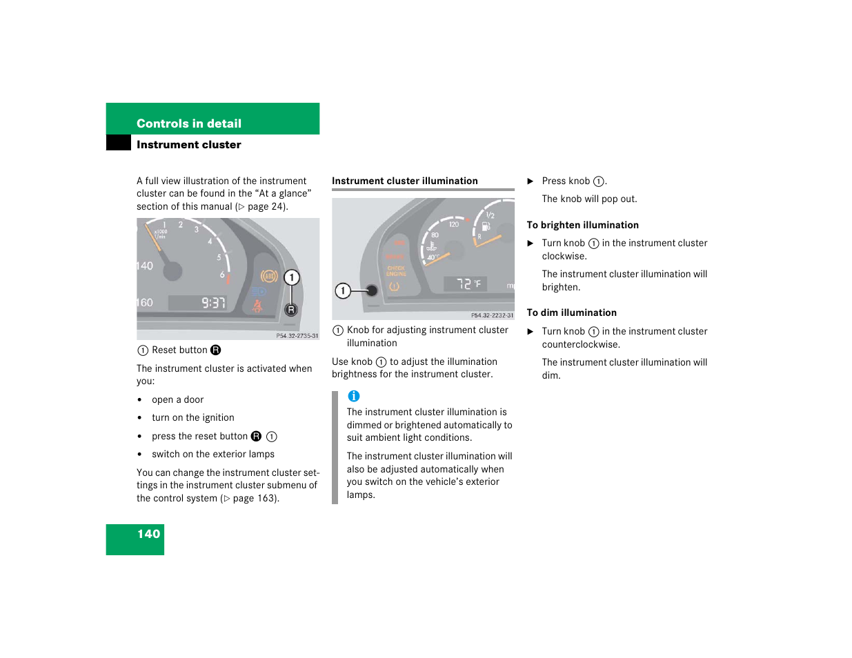 Mercedes-Benz S-Class User Manual | Page 142 / 474