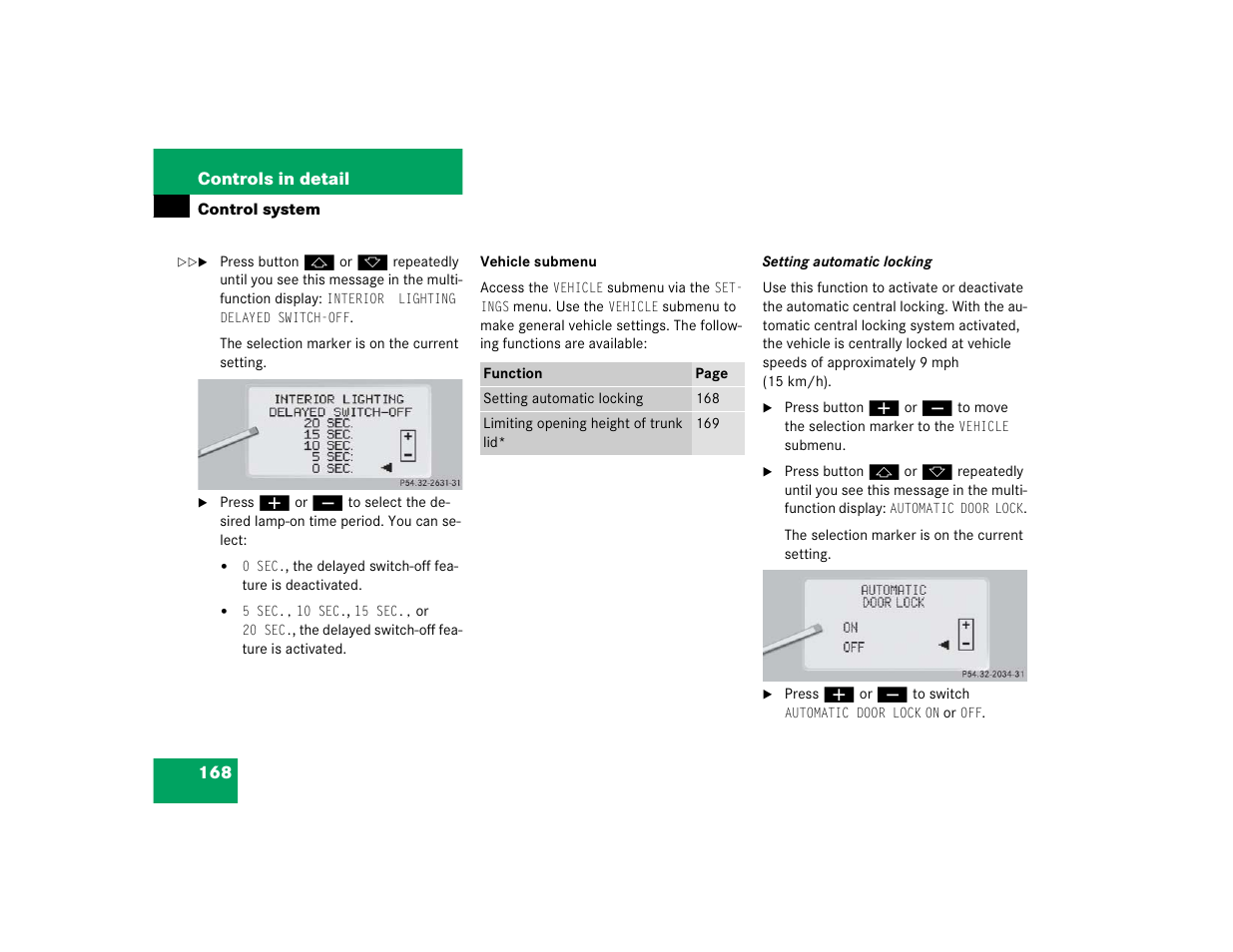 Mercedes-Benz S-Class User Manual | Page 170 / 474