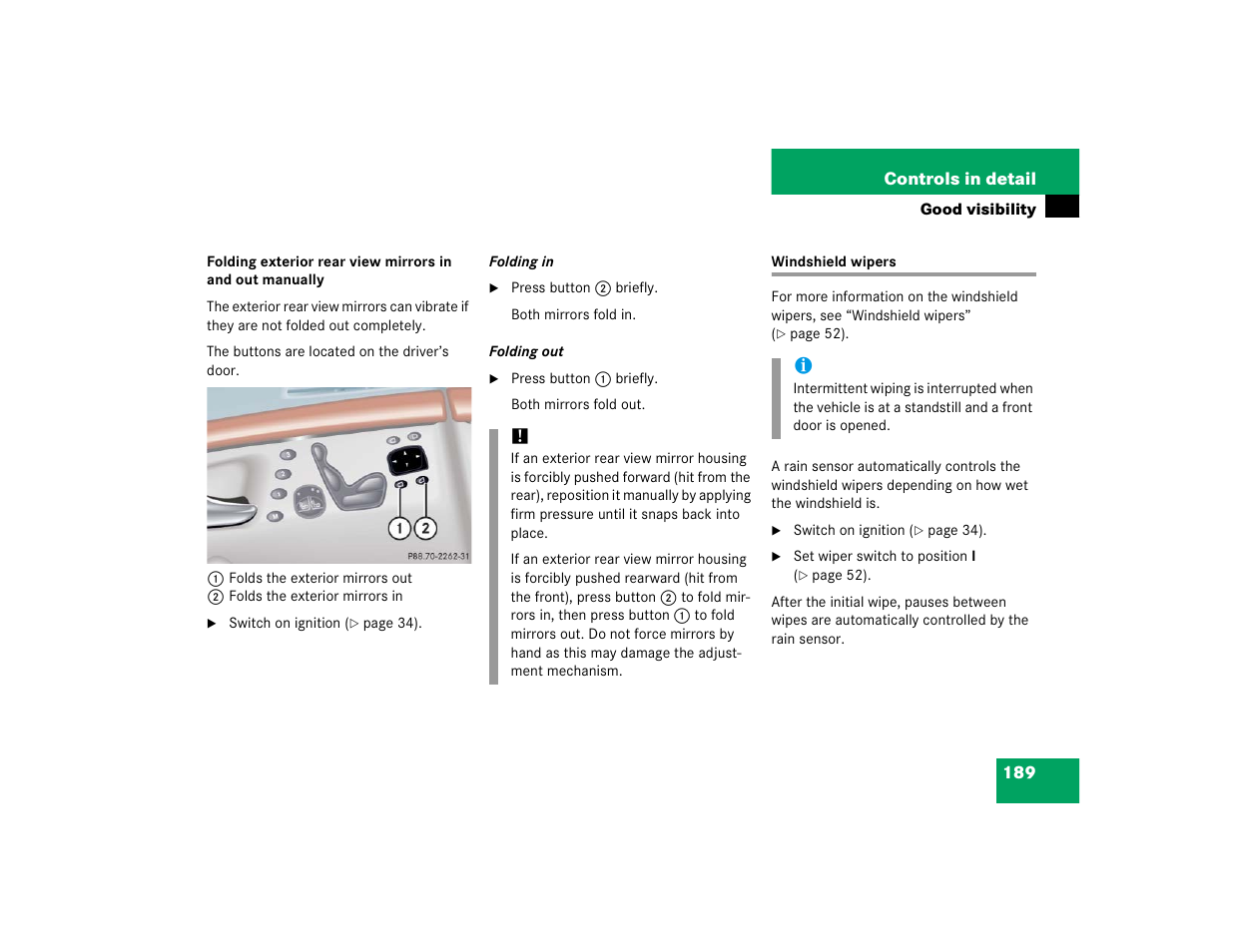 Mercedes-Benz S-Class User Manual | Page 191 / 474