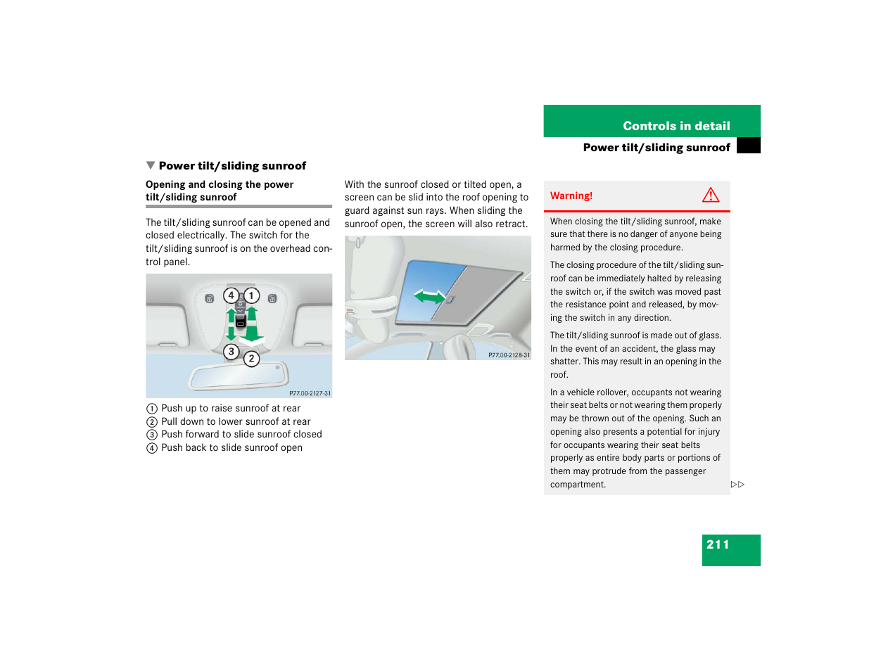 Mercedes-Benz S-Class User Manual | Page 213 / 474