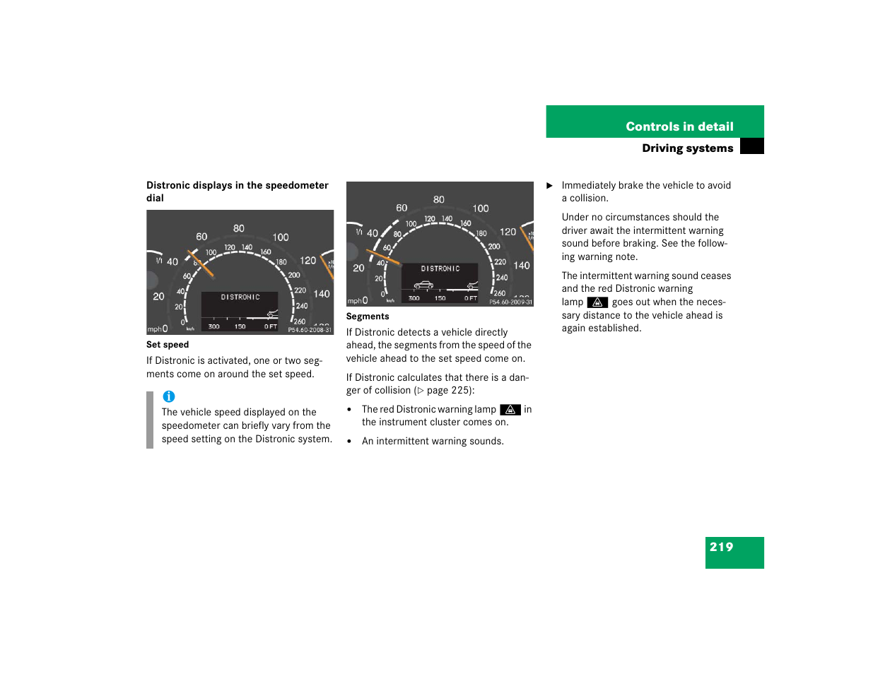 Mercedes-Benz S-Class User Manual | Page 221 / 474
