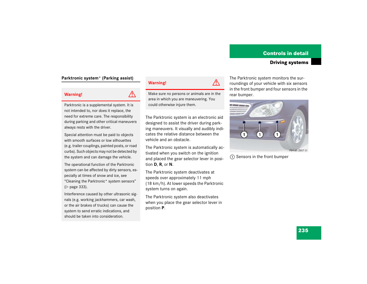 Mercedes-Benz S-Class User Manual | Page 237 / 474