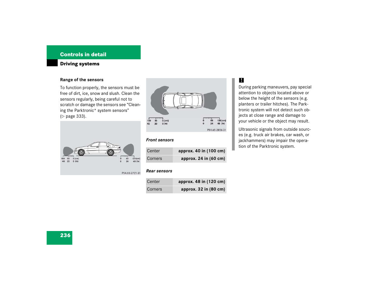 Mercedes-Benz S-Class User Manual | Page 238 / 474