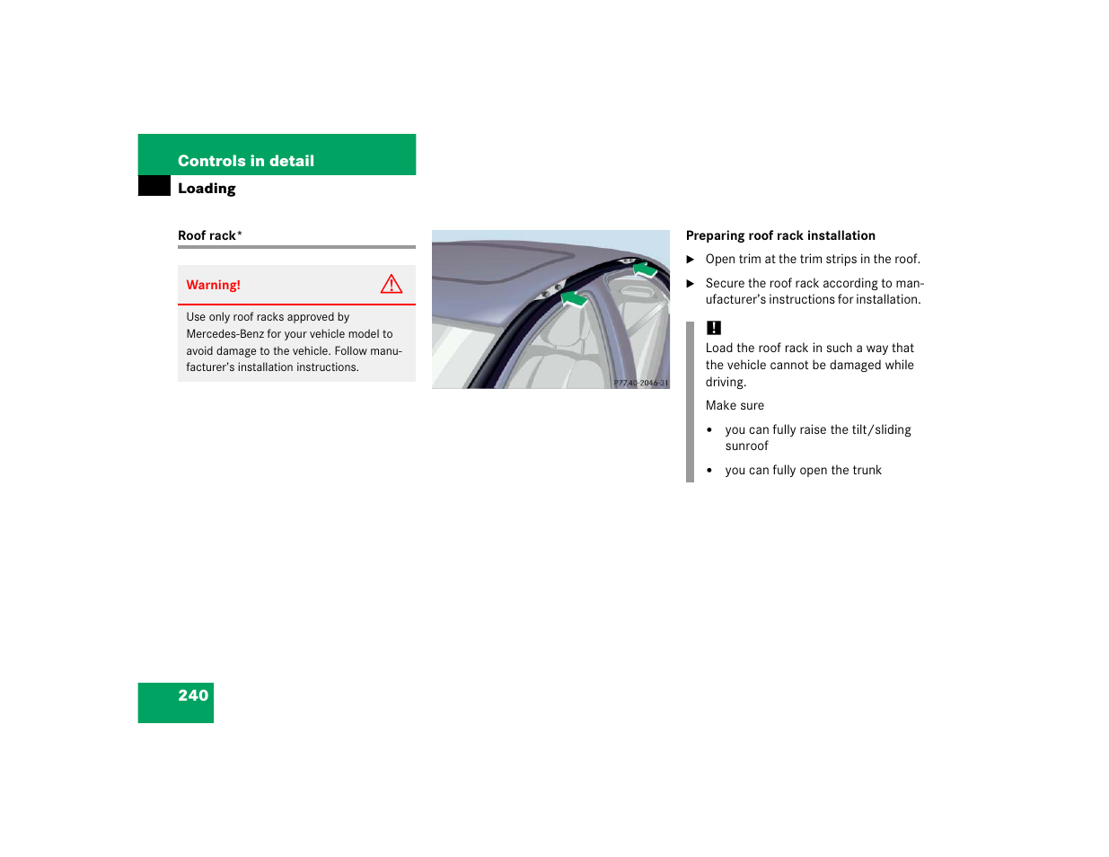 Mercedes-Benz S-Class User Manual | Page 242 / 474