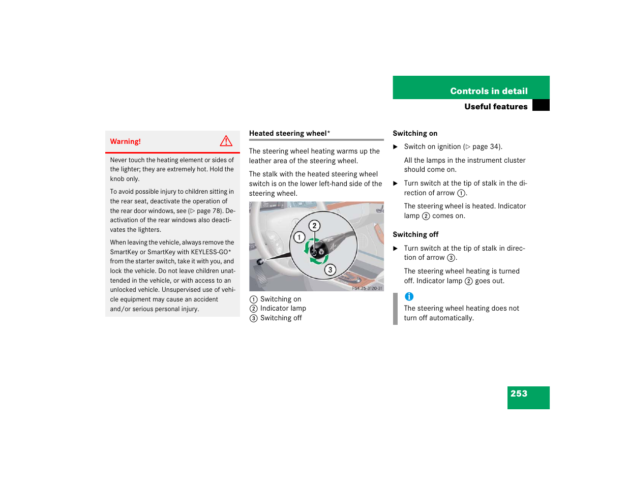 Mercedes-Benz S-Class User Manual | Page 255 / 474