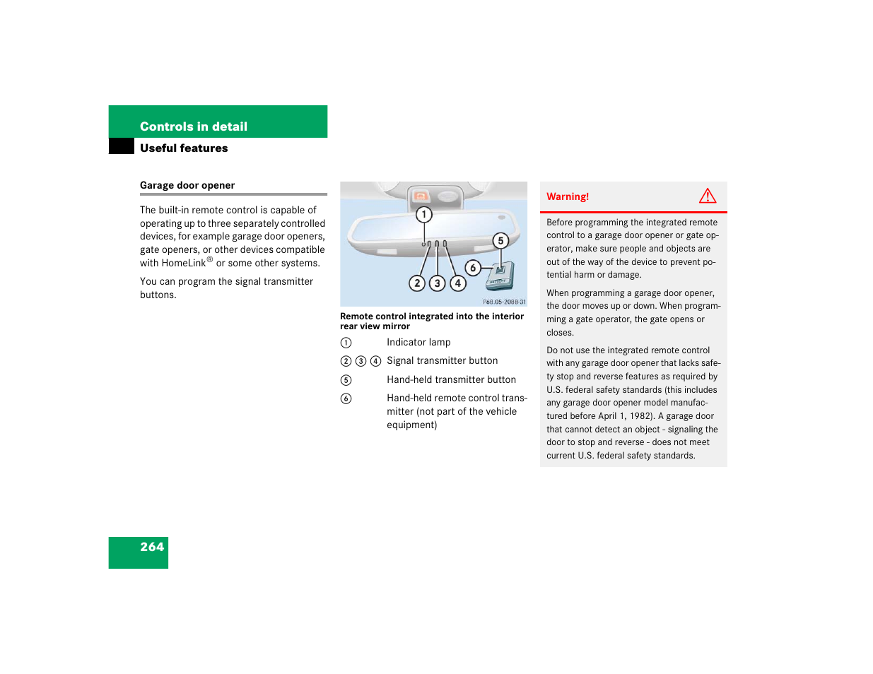 Mercedes-Benz S-Class User Manual | Page 266 / 474