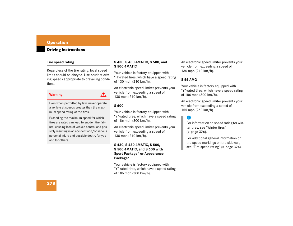 Mercedes-Benz S-Class User Manual | Page 280 / 474