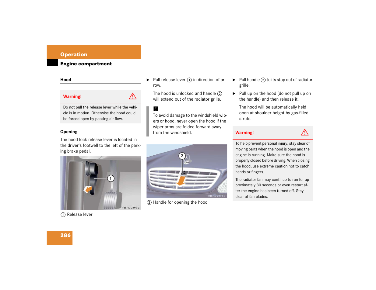 Mercedes-Benz S-Class User Manual | Page 288 / 474