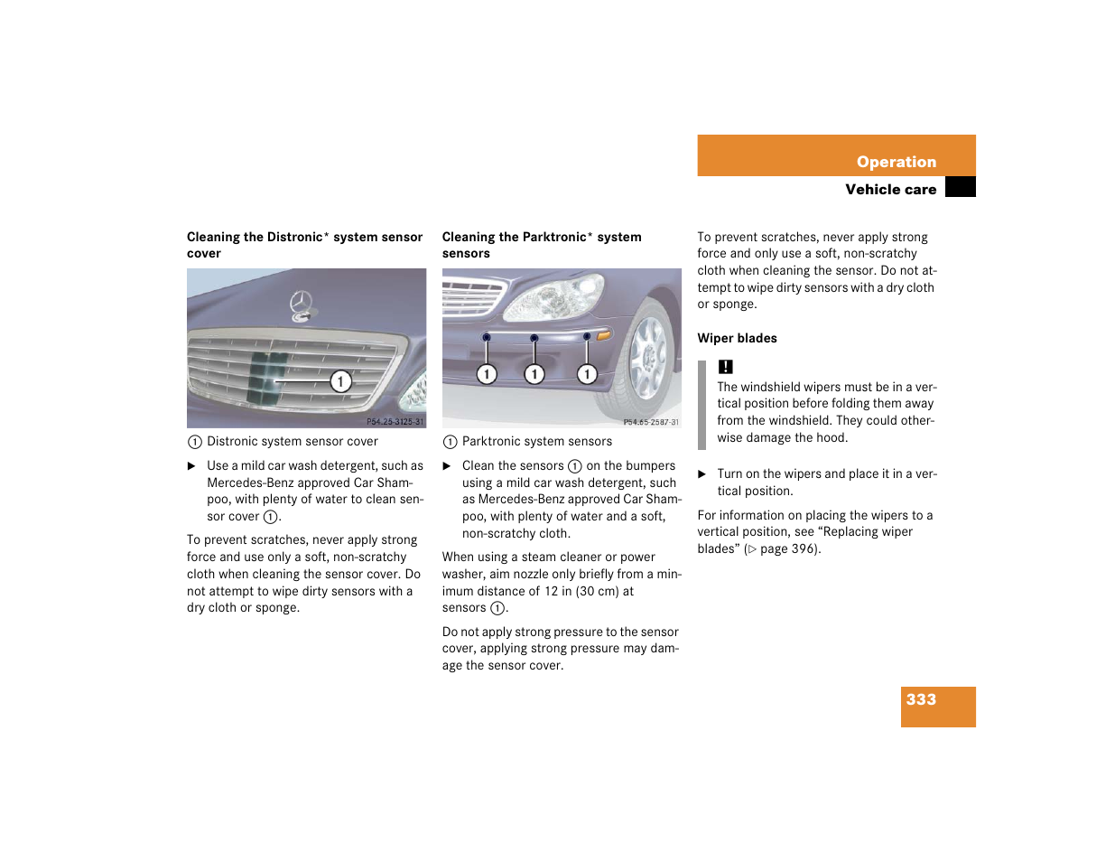 Mercedes-Benz S-Class User Manual | Page 335 / 474